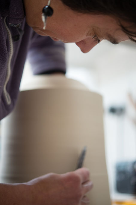 Tanya Gomez in her studio 2016